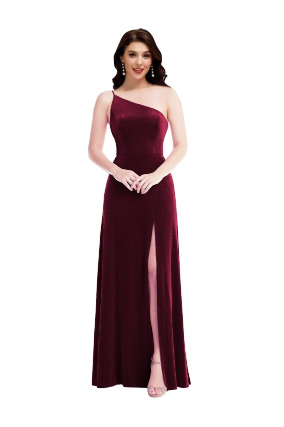 Long Burgundy Sleeveless Trumpet Black Tie Evening Gown / Prom Dress / Bridesmaid Dress Leeds