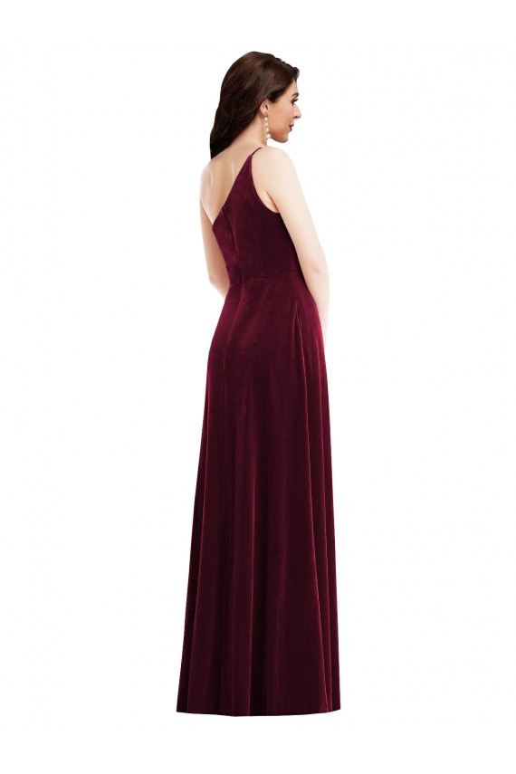 Long Burgundy Sleeveless Trumpet Black Tie Evening Gown / Prom Dress / Bridesmaid Dress Leeds
