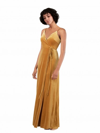 Long Gold Sleeveless Column V-Back Black Tie Evening Gown / Prom Dress / Bridesmaid Dress Leeds