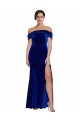 Long Royal Blue Sleeveless Mermaid Side Slit Formal Evening Gown / Prom Dress / Bridesmaid Dress Leeds